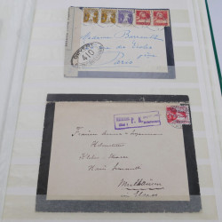 Lot de 41 lettres de deuil Suisse 1865-1971.