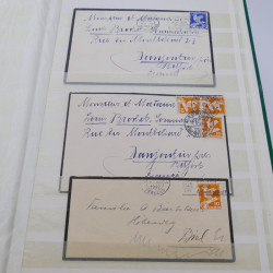 Lot de 41 lettres de deuil Suisse 1865-1971.