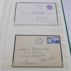 Lot de 41 lettres de deuil Suisse 1865-1971.