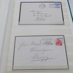 Lot de 41 lettres de deuil Suisse 1865-1971.