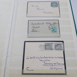 Lot de 41 lettres de deuil Suisse 1865-1971.