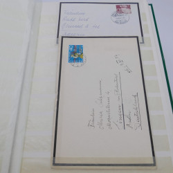Lot de 41 lettres de deuil Suisse 1865-1971.
