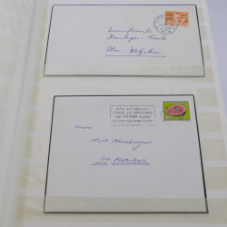 Lot de 41 lettres de deuil Suisse 1865-1971.