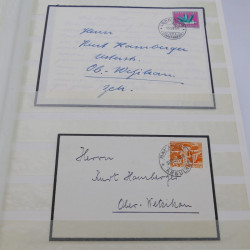 Lot de 41 lettres de deuil Suisse 1865-1971.