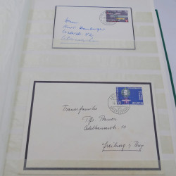 Lot de 41 lettres de deuil Suisse 1865-1971.