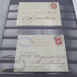 Lot de lettres, commémoratifs de Belgique et colonies.