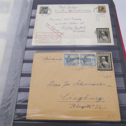 Lot de lettres, commémoratifs de Belgique et colonies.