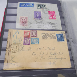 Lot de lettres, commémoratifs de Belgique et colonies.