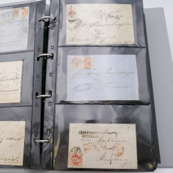Collection histoire postale classique du monde en album.