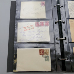 Collection histoire postale classique du monde en album.