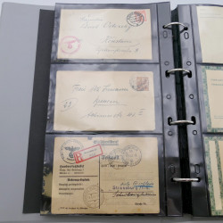 Collection histoire postale classique du monde en album.