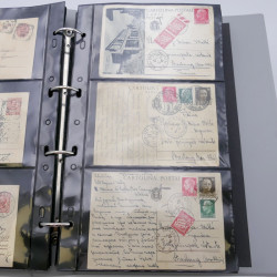 Collection histoire postale classique du monde en album.