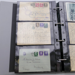 Collection histoire postale classique du monde en album.