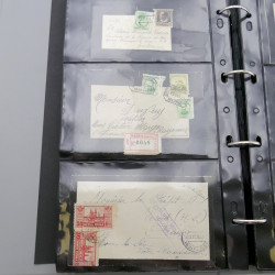 Collection histoire postale classique du monde en album.