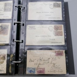 Collection histoire postale classique du monde en album.
