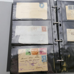 Collection histoire postale classique du monde en album.