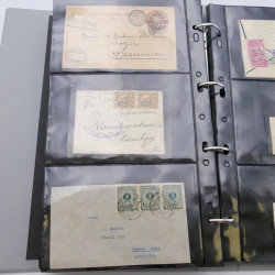 Collection histoire postale classique du monde en album.