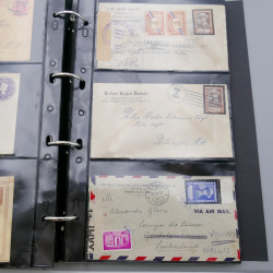 Collection histoire postale classique du monde en album.