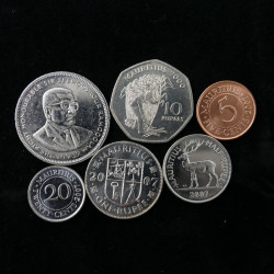 Maurice 6 monnaies de collection.