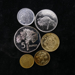 Seychelles 6 monnaies de collection.