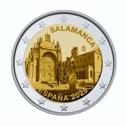 2 euros commémoratif Espagne 2025 - Vieille ville de Salamanca.