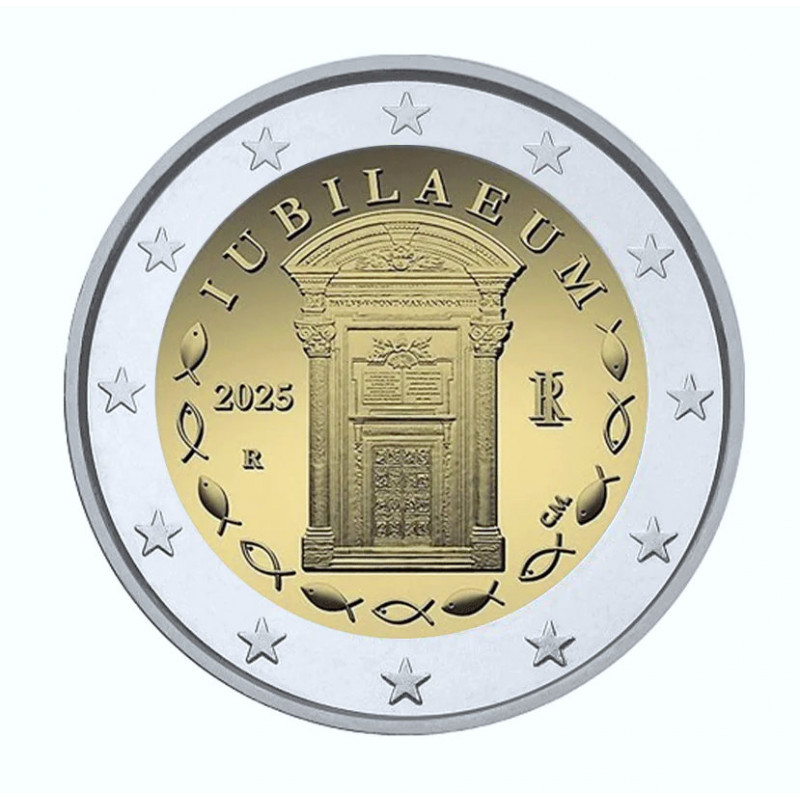 2 euros commémoratif Italie 2025 - Année Sainte Jubilé.