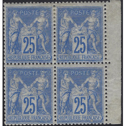 Sage timbre de France N°78 bloc de 4 bdf neuf*, R.