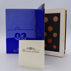 Série officielle Euro France 2003 coffret BE.