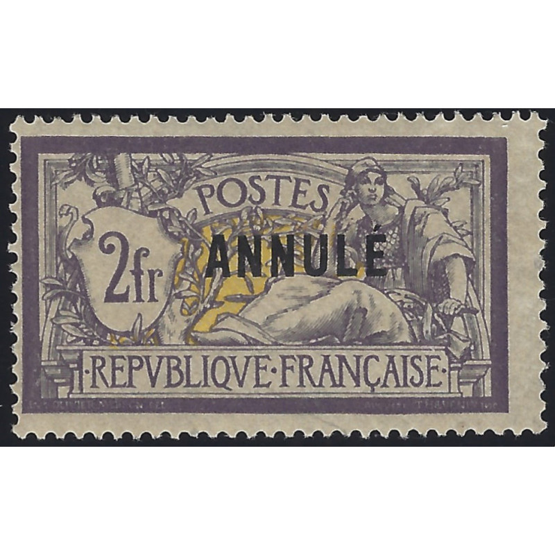Timbre des cours d'instruction de France N°122-CI 1 neuf**, RR.