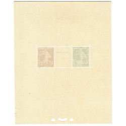 Bloc-feuillet de timbres N°2 - Strasbourg neuf**.