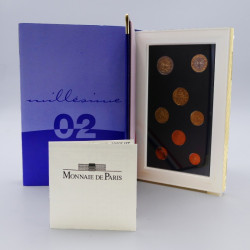 Série officielle Euro France 2002 coffret BE.