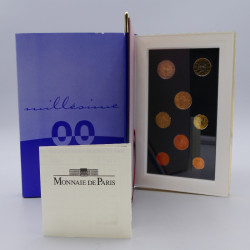 Série officielle Euro France 2000 coffret BE.