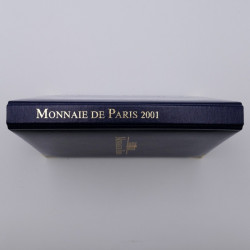 Série officielle Franc Français 2001 coffret BE.