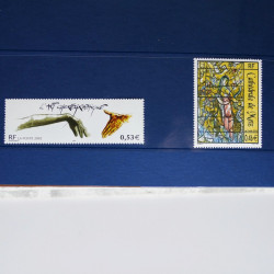 Collection timbres de France neufs** 2002-2005 en trimestre.