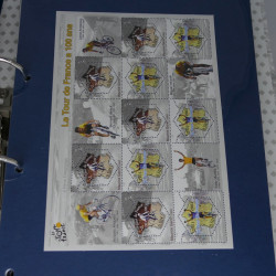 Collection timbres de France neufs** 2002-2005 en trimestre.