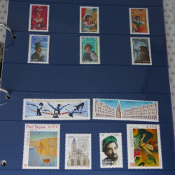 Collection timbres de France neufs** 2002-2005 en trimestre.