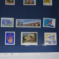 Collection timbres de France neufs** 2002-2005 en trimestre.