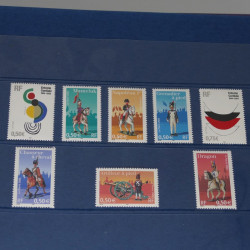Collection timbres de France neufs** 2002-2005 en trimestre.