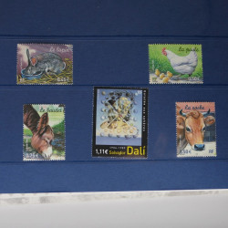 Collection timbres de France neufs** 2002-2005 en trimestre.