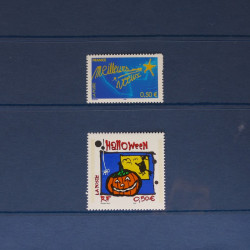 Collection timbres de France neufs** 2002-2005 en trimestre.