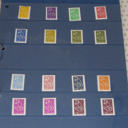 Collection timbres de France neufs** 2002-2005 en trimestre.