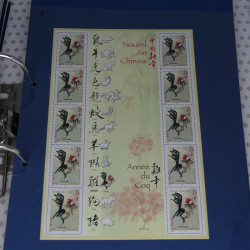 Collection timbres de France neufs** 2002-2005 en trimestre.