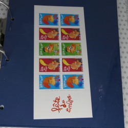 Collection timbres de France neufs** 2002-2005 en trimestre.