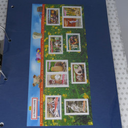 Collection timbres de France neufs** 2002-2005 en trimestre.