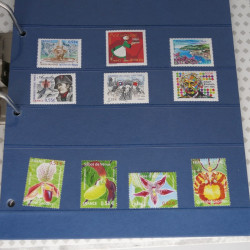 Collection timbres de France neufs** 2002-2005 en trimestre.