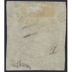 Cérès timbre de France N°1a bistre-brun oblitéré.