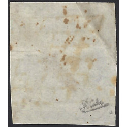 Cérès timbre de France N°3 oblitéré plume.