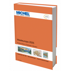 Catalogue de cotation Michel timbres d'Europe de l'Ouest édition 2025.