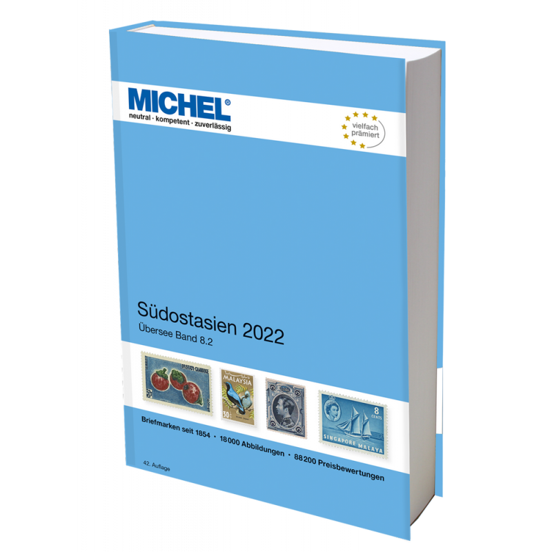 Catalogue de cotation Michel timbres Asie du Sud-Est 2022.
