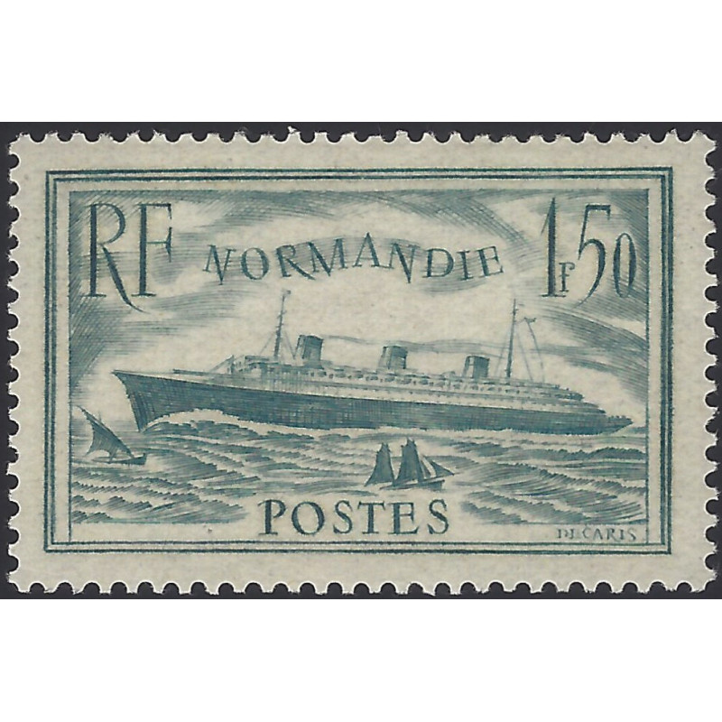 Normandie timbre de France N°300 neuf**.